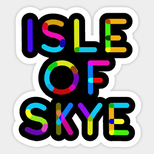 Colorful Isle of Skye Inner Hebrides Scotland Sticker